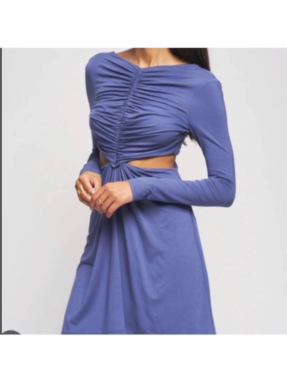 NWT BAILEY 44 REVOLVE cinched cut out long sleeve mini dress